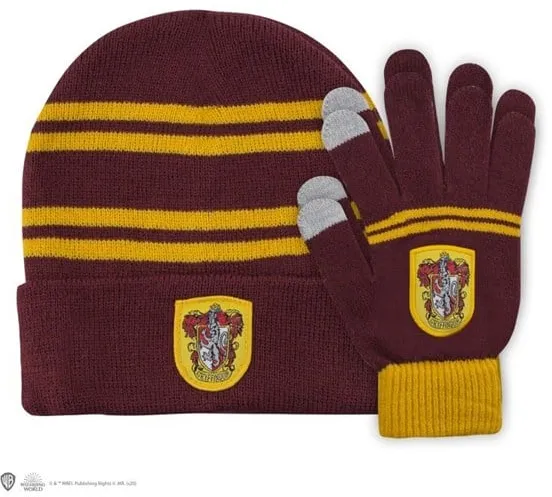 Harry Potter - Beanie/Gloves Gryffindor Kids set EU - Beanie